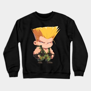 Street Fighter Guile Art Crewneck Sweatshirt